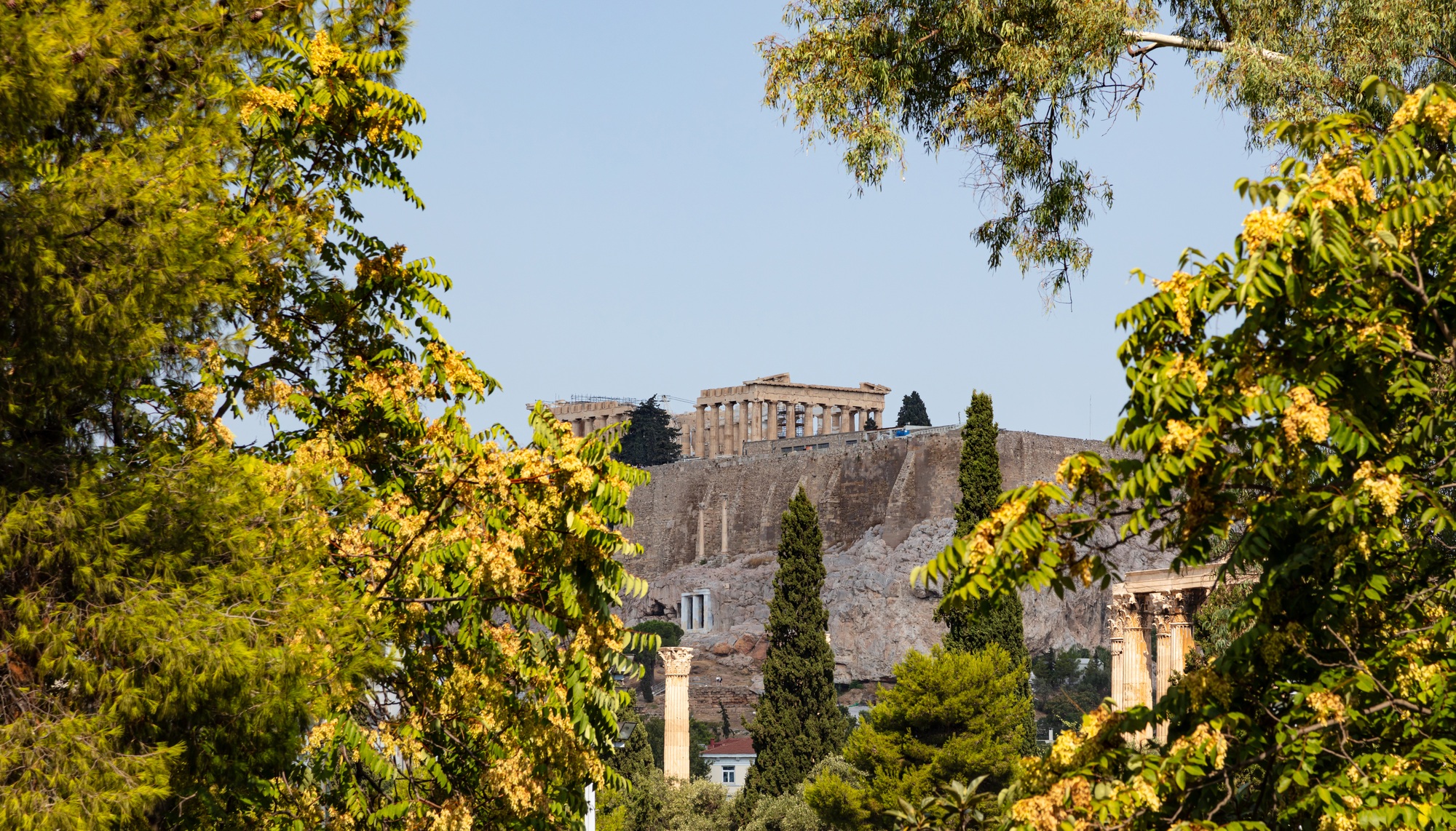 The Parthenon, Acropolis in Athens Greece